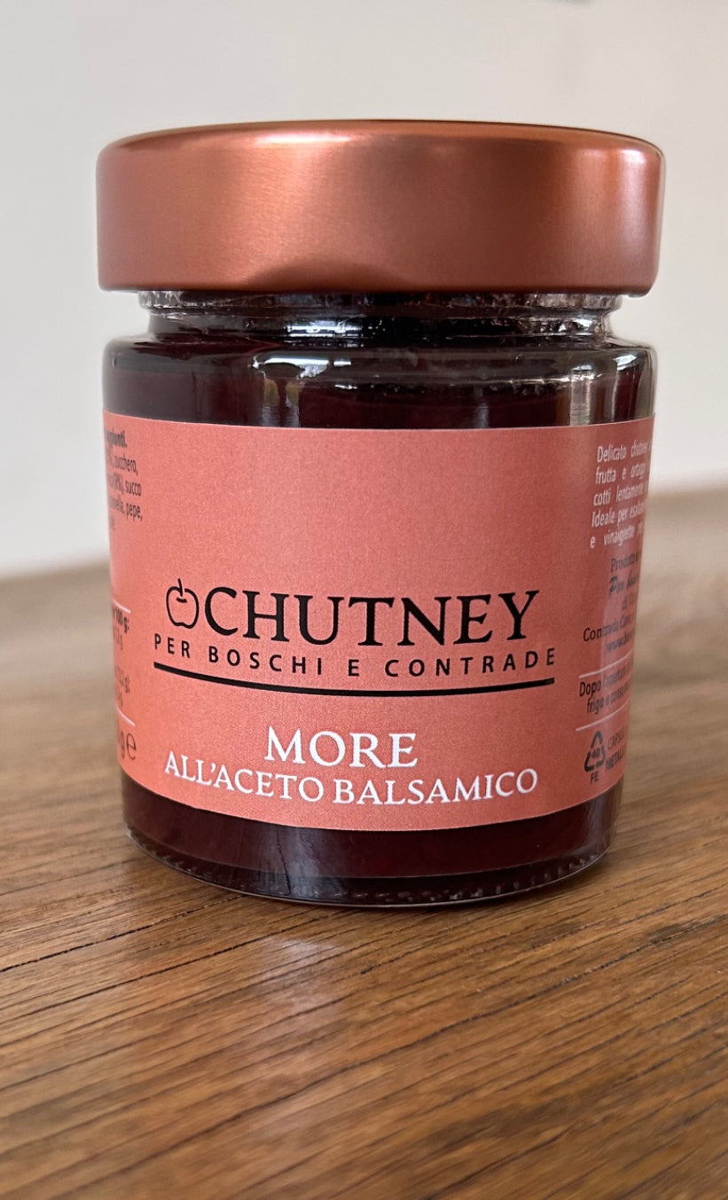 Chutney di more all' aceto balsamico