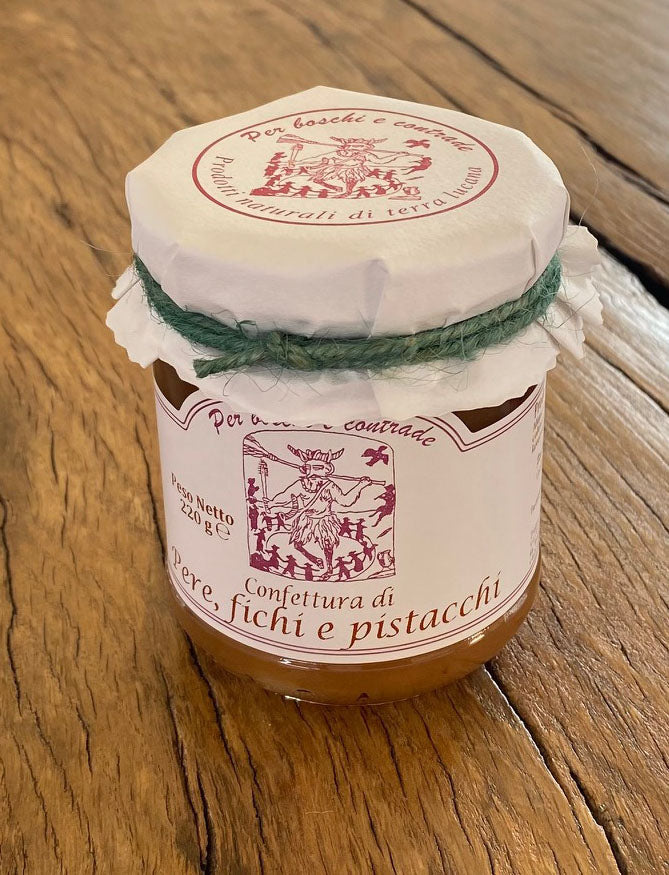 Confettura di pere fichi e pistacchi