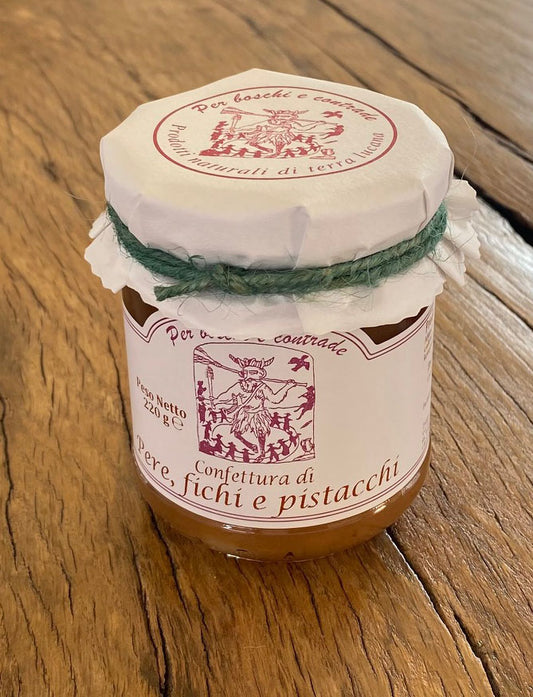 Confettura di pere fichi e pistacchi