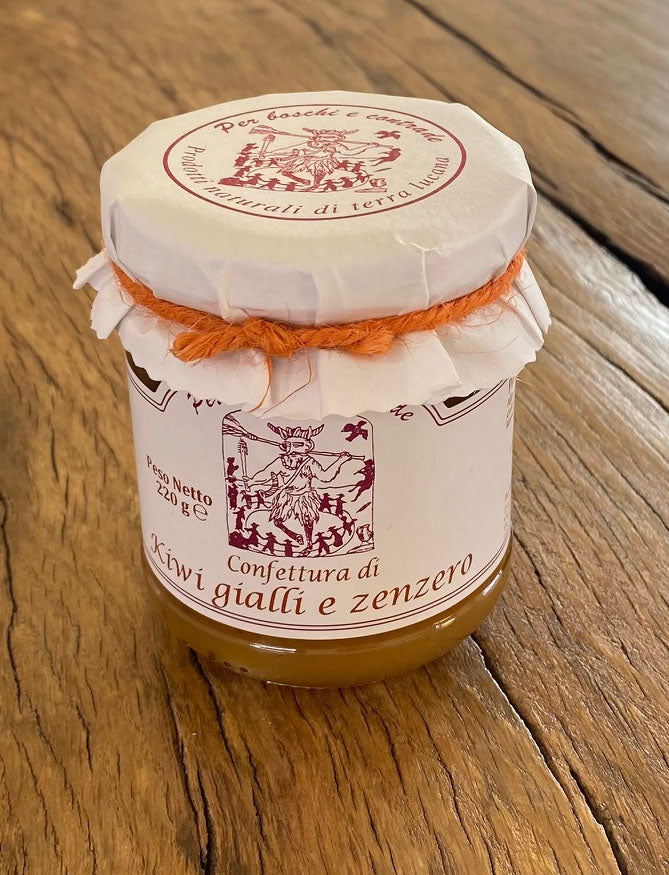 Confettura di Kiwi gialli e zenzero