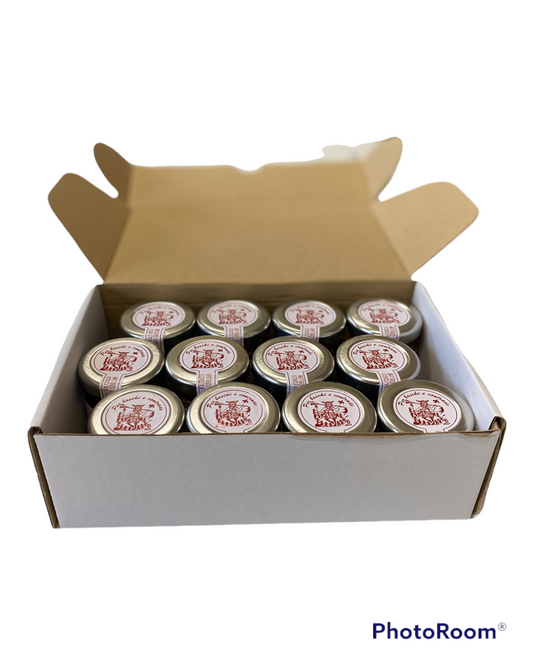 Box degustazione 12 gusti in vaso da 40 g