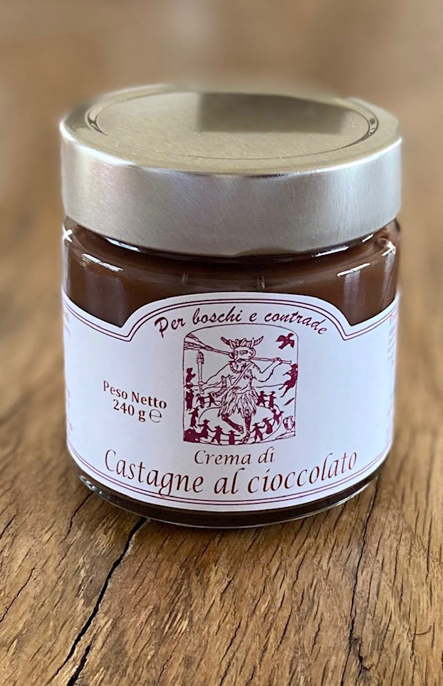 Crema di castagne al cioccolato fondente